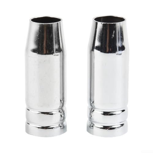 2 unids cubierta cónica de la boquilla para MB25 MIG equipo de soldadura empuje en la boquilla de gas protector 22mm diámetro exterior 57mm longitud