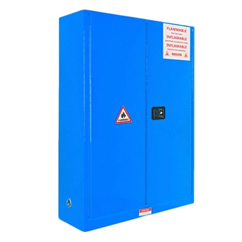 Armadietto di stoccaggio chimico a prova di esplosione | Gabinetto di sicurezza per liquidi e acidi infiammabili pericolosi | Armadio sicuro industriale e di laboratorio a grandezza naturale