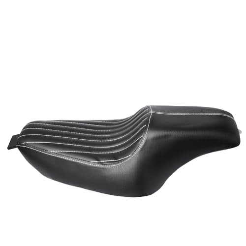 Cojín de asiento para Sportster XL883 1200 de dos personas en color negro para 2004-2016 3