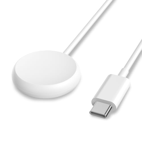 VANCLE Charger Cable for Google Pixel Watch 1 Charger 100cm Replacement USB C Charging Cradle Dock Stand Cable for Google Pixel Watch 2022 Not for watch 2/3 (White)