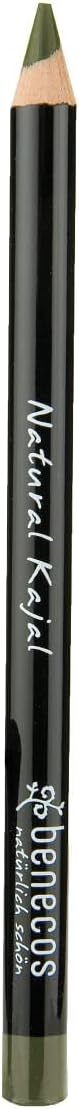 benecos B09061 – Natural Cosmetics – Kajal Pencil – Vegan – Talcum Free – Olive,1g (1 Pack)
