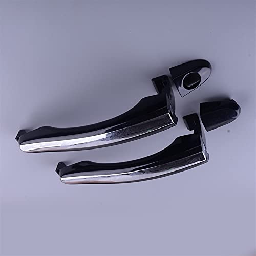 Poignées de porte extérieure pour Hyundai Azera 2006-2011 en plastique noir