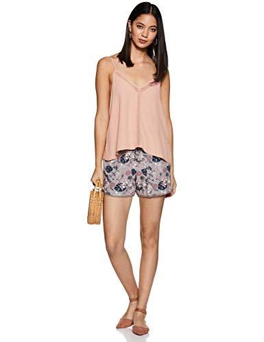 Image of Van Heusen Women's Cotton Lounge Shorts | Lightweight | Breathable Cotton | Relaxed fit | Printed | Comfortable Everyday Wear | Style 55501|Available in Pack of 1 & 2