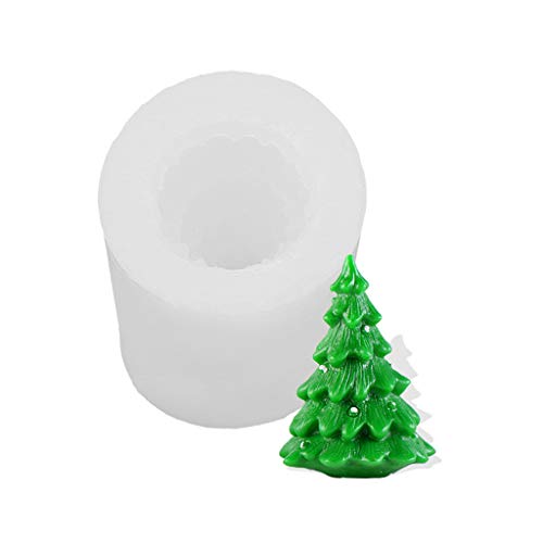 alloneslife Molde para árbol de Navidad, chocolate, fondant, decoración de tartas, para jabón, gelatina, hielo, magdalenas, moldes para hacer