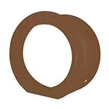 itenga Laternen Rohling rund aus 3D Color Wellpappe zum Basteln Laternenzuschnitt (braun)