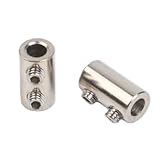 Lecreatekit 20 Stück Edelstahl-Drahtseilklemmen Set mit Schraubenschlüssel, 0,8 x 1,5 cm Kabelklemmen für Marine-Bau, DIY, Takelage, sichere Verriegelung