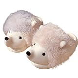 [Semelle en caoutchouc antidérapante] Le fond intérieur est doux pour votre pied, la texture antidérapante sur le fond vous donne une tenue sûre et sécurisée et empêche les rayures sur le sol, les semelles en PVC imperméables et antidérapantes absorbent le bruit lorsque vous marchez sur le sol.