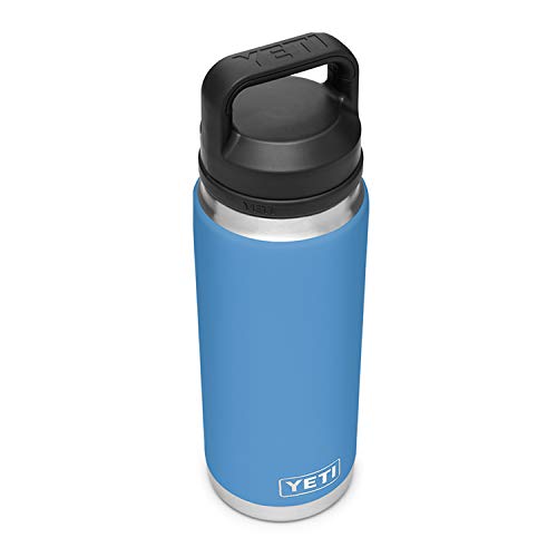 Image of YETI Rambler 26 oz Bottle, Vacuum Insulated, Stainless Steel with Chug Cap, Pacific Blue