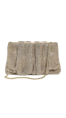 Loeffler Randall Women's Serena Gathered Clutch, Shadow Gold, One Size