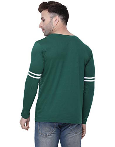 Image of Farbot Men's Regular Fit T-Shirt (FAR 005 S Green Small)