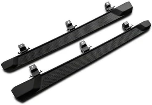 2PCS Running Boards Side Steps Nerf Bars Side Pedal Protector Fits for Jeep Unlimited Wrangler JL 4 Door 2018-2026 ABS Plastic Black