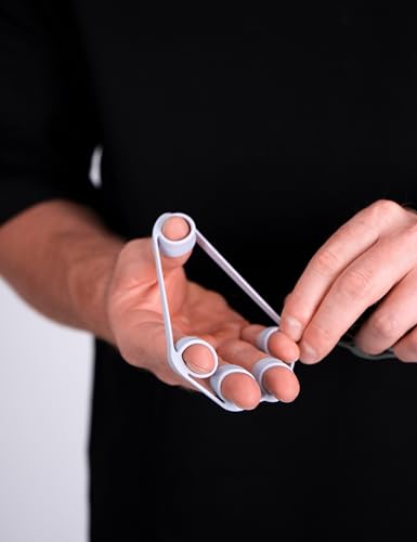 GORNATION Fingertrainer - Handtrainer in drei Stärken für mehr Kraft - Fingerexpander mit Widerstand für Griffkraft - Krafttraining Equipment