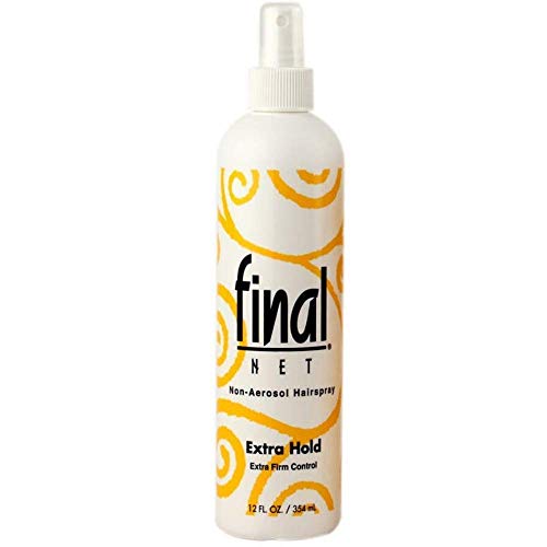 Final Net Hairspray Non-Aerosol Extra Hold Unscented 12 oz (Pack of 8)