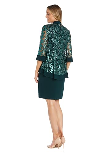 Image of R&M Richards Women's The Opulence Jacket Dress