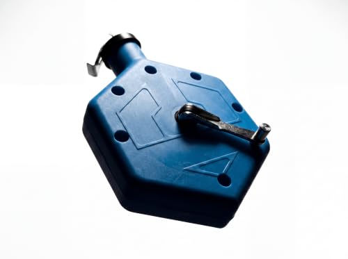 SnapLine X Heavy Duty Chalk Line Blue Professional Construction Marking Tool 100-Foot Line Ergonomic Design for Roofing Building