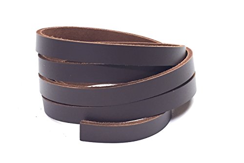 Dangerous Threads Dark Brown Latigo Leather Strip 1/2" X 72" #TOP9
