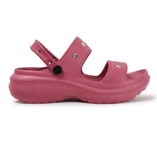 Image of Sukun DMD-KIA Women's Clogs /Sandals with Adjustable Back Strap Ultra Soft & Flexibility Anti Skid Comfortable Waterproof Daily Mules Clogs /Sandals for Women