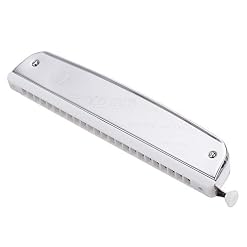 24 trous Harmonica chromatique C clé Slive professionnel bouche orgue Portable Tremolo Mini harpes Instruments à vent - Les Beatles, Paul McCartney, John Lennon, RIngo Starr, George Harrison