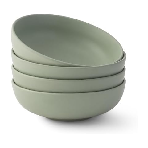 JoyJolt Mesa 30oz Stoneware Bowls Set Cover