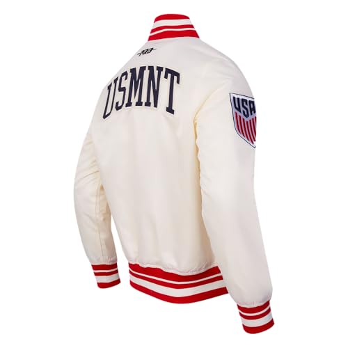 Image of Pro Standard National Teams mens Mens Usmnt Classic Chenille Satin Jacket