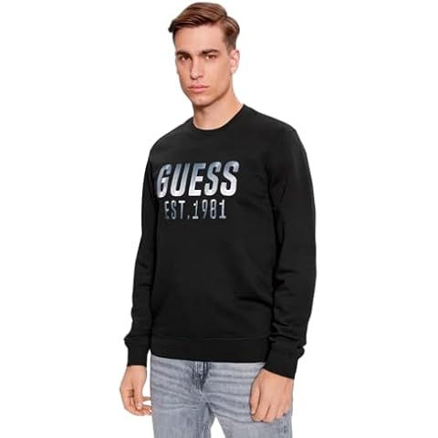 GUESS Beau CN Jet Black Sweatshirt Cover