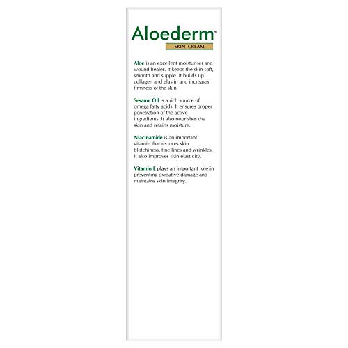 Aloederm-Skin-Cream-for-treating-Dry-Skin-Cold-Processed-Aloevera-Delays-Ageing-As-Shown-in-Image-50-gram Aloederm Skin Cream for treating Dry Skin, Cold Processed Aloevera, Delays Ageing, As Shown in Image, 50 gram