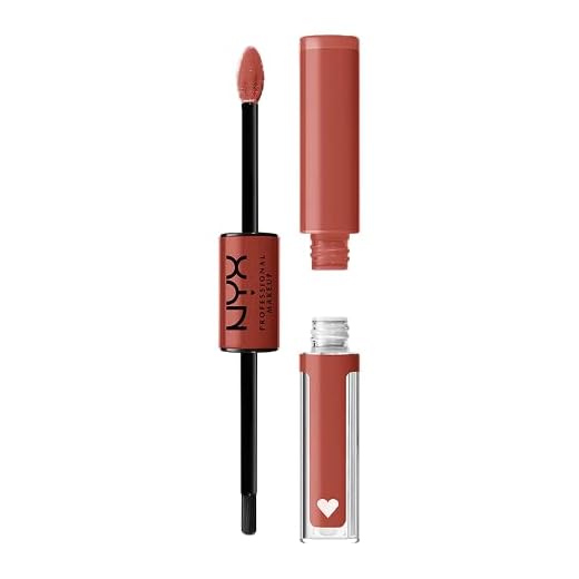 NYX Professional Makeup, färgat läppglans, ultrapigmenterad formula som håller i upp till 16 timmar, Shine Loud High Pigment Lip Shine, nyans: Life Goals