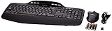  Logitech MK710 Tastatur RF Wireless Türkisch Black - Tastaturen (Standard, Kabellos, RF Wireless, Black, Maus enthalten)