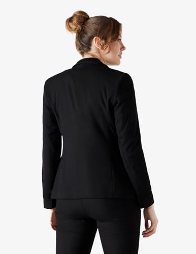 Image of ROCKSY Black Smart Casual Formal Blazer for Women, Regular Fit Stylish Blazer for Women