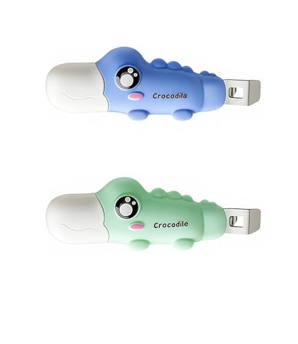 Image of 2-in-1 Ceramic Box Cutter & Bottle Opener, Mini, Cute, Box Opener, Built-In Magnetic, Small Box Cutter, safety Package Opener with Protective Cover for Packages, Letters, Office, Home