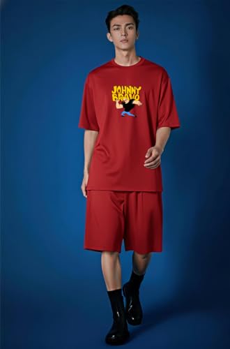 Image of Men's Cotton Oversized Fit Oversized Baggy Fit Drop Shoulder Cool and Stylish