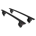 Kompatibel mit Nissan Juke 2 (F16) 2020-2026 ACE-4 Relingträger Dachträger Auto Gepäckträger Schwarz Aluminium 2 Stangen