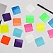 160 Sheets Transparent Sticky Notes - Colored, Clear, Waterproof Notepad - Adhesive Memo Pads for Annotating Books & School Supplies