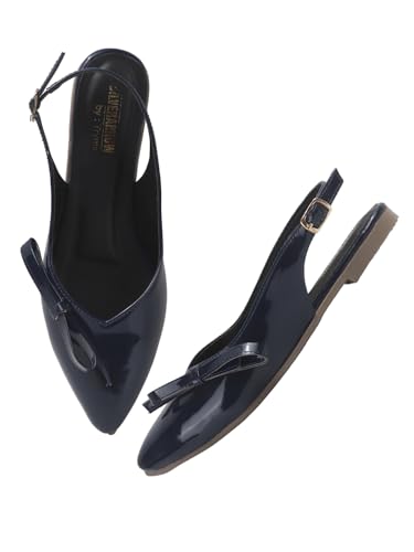 Image of SilverArrow Women's Flosmo Fashion Sandals|Mule Flats with Buckle Closure |Casual Wear