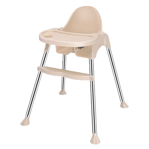 Trona multifuncional con bandeja ajustable y reposapiés, silla de comedor perfecta para la alimentación en casa en la cocina y el comedor, diseño fácil de limpiar, ahorra espacio