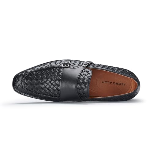 Image of Ferro Aldo Men's Dress Loafer Collection | Modern & Classic Slip-On Styles | Available in Suede, Woven, and Wholecut