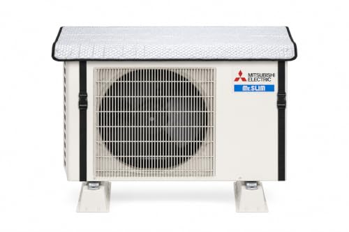 Image of AC Outdoor Unit Protector for Split AC | Outdoor AC Cover with Heat-Insulated Reflective Shield | Waterproof & Dustproof Protection (1 TON)