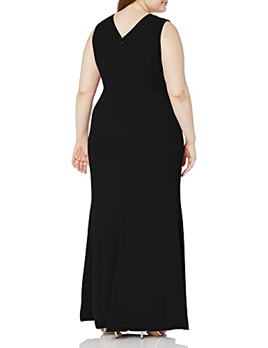 Image of Iris Spaghetti Strap Plunging Long Dress