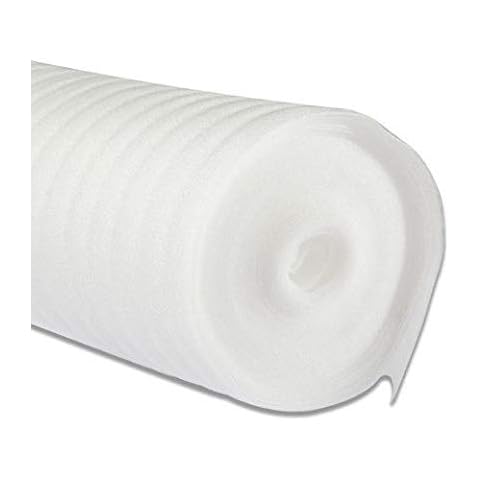 2mm White Foam Underlay for Any Laminate/Real Wood Flooring - 1m x 15m (15m2 Roll Size) - Acoustic/Insulation Underlay by FloorPro® Cover