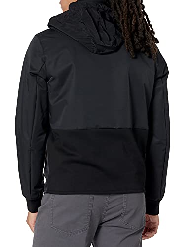 Armani Exchange Men's A|x Drawstring Cicle Logo Zip-up Nylon Jacket2