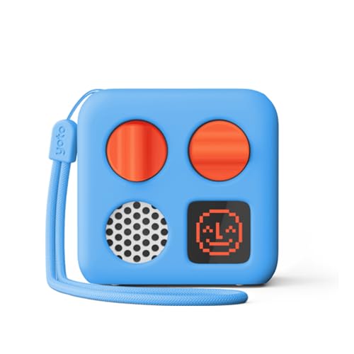 Image of YOTO Mini (2024 Edition) + Adventure Jacket in Blue Bird Bundle - All-in-1 Travel Device for Stories Music Podcast Radio White Noise Ok-to-Wake Alarm Clock, Use as Speaker or with Headphones