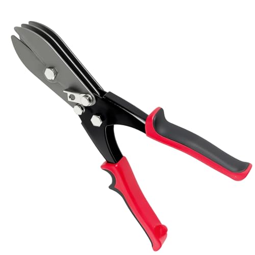 Cesilili 5-Blade Metal Crimper HVAC Crimping Tool for 24-28 Gauge Pipe