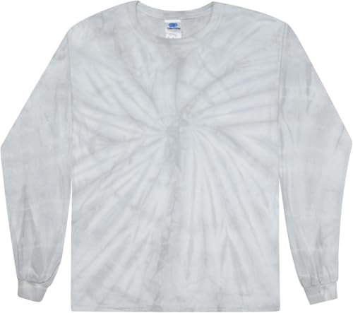 Image of Colortone Tie Dye T-Shirts for Boys and Girls - Unisex Long Sleeve Tie-Dye T Shirts for Kids