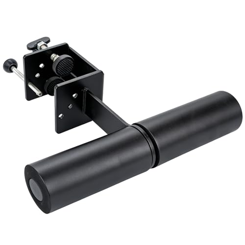 Nordic Hamstring Curl Squat Rack Attachment for Power Rack, Sit Up Bar Foot Holder for Ultimate Home Gym Experience Split Squat Core Workout for Hamstring Curl Sit Up 3-Position Locking Pin Ensures Anti-Slip Fit on 50/60/75mm Uprights