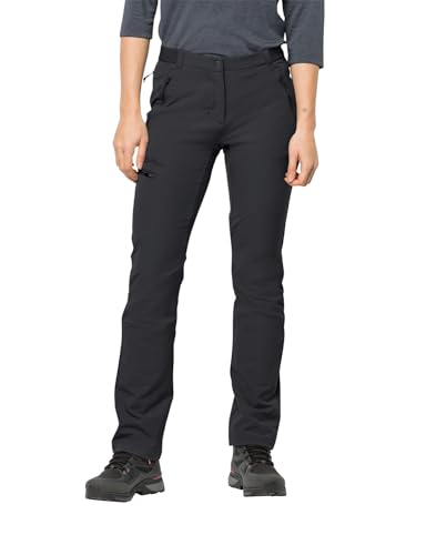 Jack Wolfskin Damen Geigelstein Pants Wanderhose, Schwarz, 40 EU