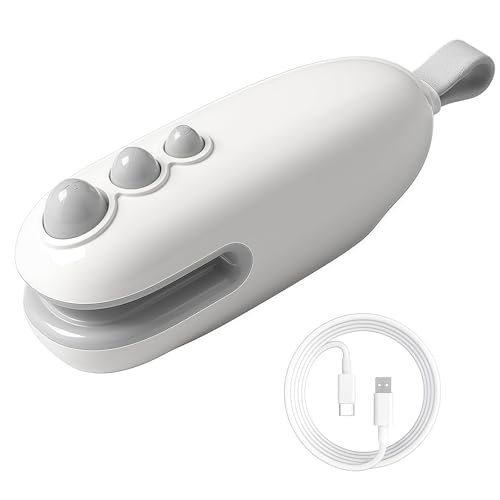 EHIOG Mini Folienschweißgerät, Bag Sealer, 2 in 1 Versiegelungsgerät, USB Aufladung, Haushaltshelfer & Tüten Verschweißer für Lebensmittellagerung, Tragbar Tütenverschweißer