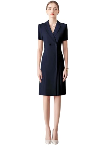 Manteau de bureau quotidien blazer à manches courtes femme veste de smoking fluide