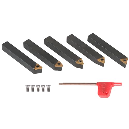 Herramientas para Torno con Insertos de Carburo 5 Piezas miniatura 1