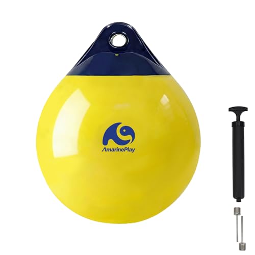 9 Inch Anchor Float Buoy Marker Buoy for Lake Small Round Boat Fender Ball