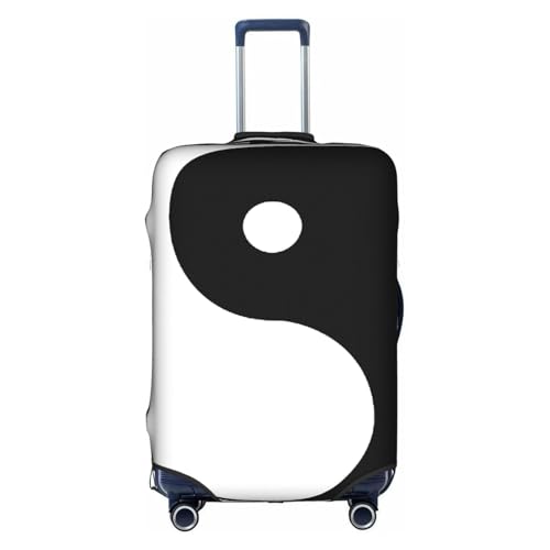 Travel Luggage Cover Tiayead Yin And Yang-Tai Chi Fashion Washable Baggage Suitcase Protector Fit For Luggage X-Large